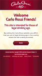 Mobile Screenshot of carlorossi.com